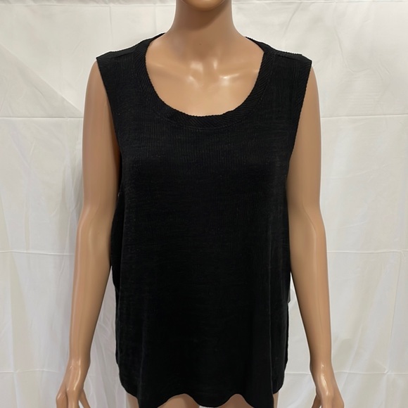 Luck Brand Cloud Jersey Relaxed Tank Top - Picture 3 of 8